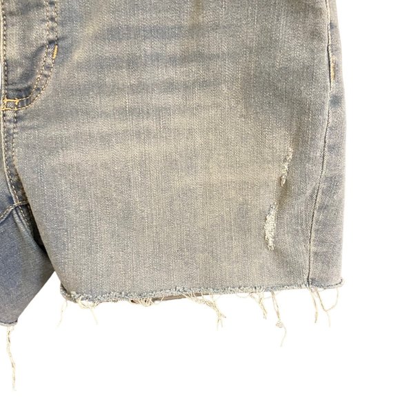 BANANA REPUBLIC DENIM CUT OFF SHORTS LIGHT WASH SZ US 6 - Picture 6 of 6